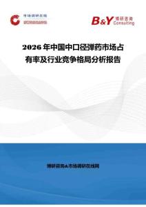 2026年中国中口径弹药市场占有率及行业竞争格局分析报告