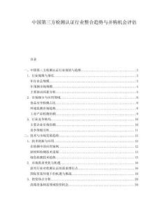 中国第三方检测认证行业整合趋势与并购机会评估.docx