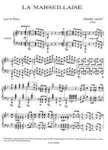 李斯特 马赛曲 Liszt - S237 La Marseillaise 钢琴谱