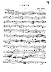 克莱采尔小提琴练习曲42首（ＨＤ版）