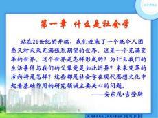 社会学概论_高等教育-大学课件