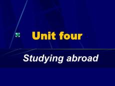 unit 4 of book 2 Studying abroad