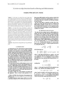 5.5A review on edge detection based on filtering and differentiation