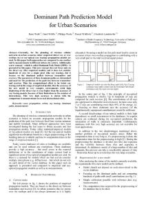 2005 06 Dominant Path Prediction Model for Urban Scenarios