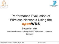 一个免费开源移动通信仿真平台介绍 利用openWNS评估无线网络性能