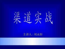 营销--市场总监培训教材集锦--渠道PPT