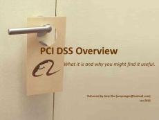 PCI DSS Overview - Jan2010