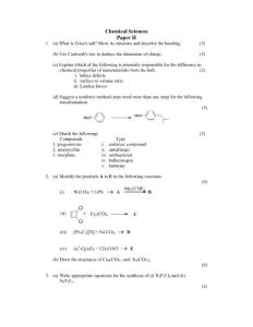 印度地区CSIR-UGC国际考试  化学基础试卷 二