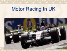 Motor Racing In UK 英国赛车比赛
