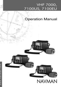 VHF7100操作说明书