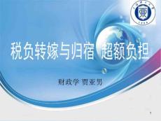 税负转嫁与归宿_超额负担