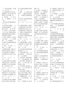 当代中国政治制度小抄(整理版1)(1)