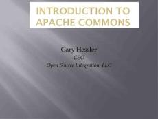 Apache Commons Overview