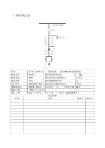 XX风电场晶闸管电抗器单元设备运行台账