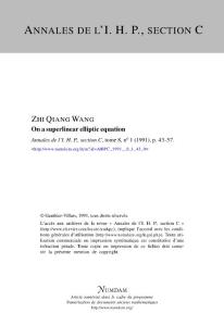 On a superlinear elliptic equation-A NNALES DE L´I H P,