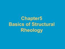 chapter5 Basics of Structural rheology