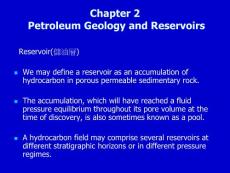 【能源与动力】Chapter 2 - Reservoirs and Petroleum Geology