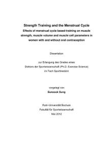 Strength Training and the Menstrual Cycle：力量训练和月经周期