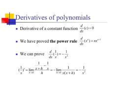 数学分析 高等数学 微积分 英语课件 上海交通大学Chapter3a