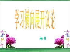 人教版高二《解读时间：横向展开议论》PPT课件