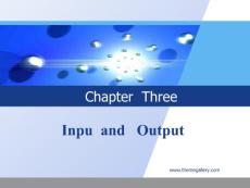 C语言程序设计课件PPT（英文）C program language 之3 Inpu and Output