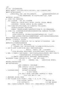 高中历史知识结构