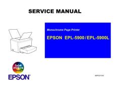 爱普生EPSON EPL-5900 EPL-5900L维修手册