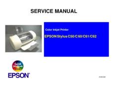 爱普生EPSON StylusC50_C60_C61_C62维修手册