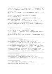 c#与sql server对应数据类型