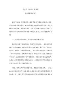 強內控——重慶農村商業銀行審計經驗