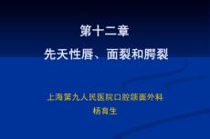 27 先天性唇、面裂和腭裂