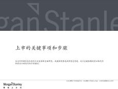 摩根斯坦利上市關(guān)鍵問題※
