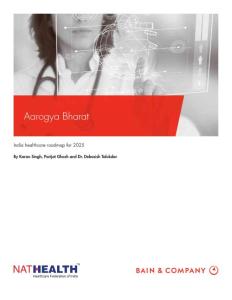 贝恩Bain咨询：印度医疗行业2025年市场预测 India healthcare roadmap for 2025