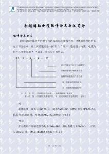 射頻同軸電纜組件命名辦法簡介