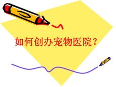 如何創(chuàng)辦寵物醫(yī)院