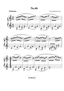 拜厄练习曲NO.46