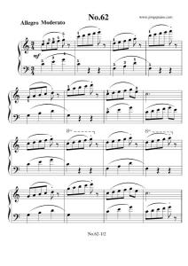 拜厄练习曲NO.62
