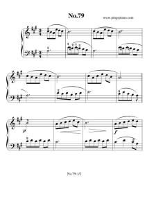 拜厄练习曲NO.79