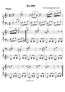 拜厄练习曲NO.100