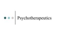 USMLE 藥理學Flashcards: Psychotherapeutics