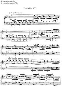 《平均律钢琴曲集》Prelude & Fugue_16