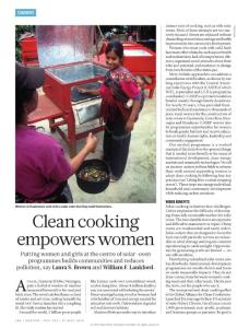 [PDF] Sustainability_ Clean cooking empowers women