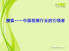 2010.11艾瑞研究：搜狐——中国视频行业的引领者报告