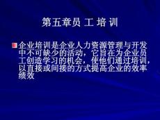 第五章员 工培训