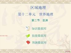 高中地理(湘教版)復(fù)習(xí) 03亞洲地理綜述