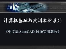 中文版AutoCAD 2010实用教程