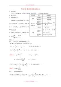 2015年高考數(shù)學(xué)一輪復(fù)習(xí) 第七章 數(shù)列 第40課 數(shù)列的概念及其表示 文（含解析）