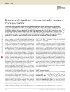ng.3336_Genome-wide significant risk associations for mucinous ovarian carcinoma