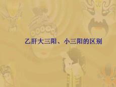 乙肝大三陽、小三陽的區(qū)別