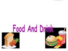 The Food And drink